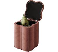 Pouf ottoman de rangement, supporte jusqu'à 150 kg, polyvalent pour le salon, la chambre à coucher et le couloir, couvercle fonctionnel pour un rangement caché