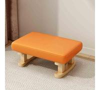 Pouf ottoman empilable, pouf en cuir, repose-pieds multifonction et table basse pour chambre à coucher, salon, dortoir - Petit banc