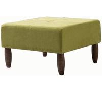 Pouf ottoman en lin - Grand repose-pieds carré et table basse pour canapé - Mobilier d'intérieur polyvalent pour décoration de salon