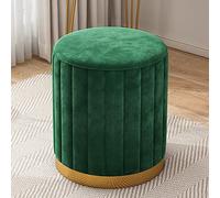 Pouf ottoman en velours, pouf rembourré pour une assise confortable et une détente dans le salon et la chambre à coucher