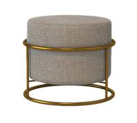 Pouf ottoman moderne capitonné pour salon, chambre à coucher et bureau - Repose-jambes confortable et tabouret à langer