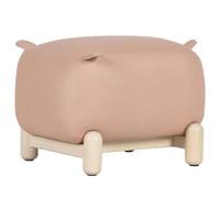 Pouf Ottoman Salon Pouf Tabouret en Forme De Cochon De Style Mignon, Petit Tabouret Bas Moelleux pour Salon, Aucune Installation Requise, Décoration Artistique(Pink B)