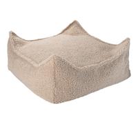 Pouf Ottoman Square Biscuit molletonné