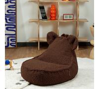 Pouf ours Warm Hazel molletonné