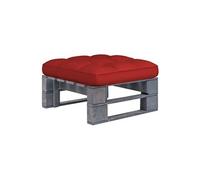 Pouf palette de jardin Bois de pin imprégné de gris