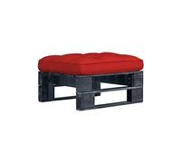 Pouf palette de jardin Bois de pin imprégné de noir