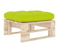 Pouf Palette De Jardin Bois De Pin Imprégné Vidaxl Vert
