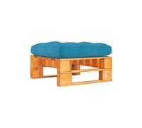 vidaXL Pouf Palette de Jardin Repose-Pied Palette de Patio Table Basse d'Extérieur Terrasse Intérieur Salon Bois de Pin Imprégné de Marron Miel