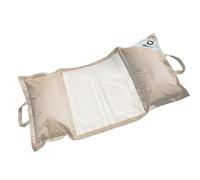 Pouf Piscine - Matelas Flottant Confortable, Soutien Ergonomique pour Haut et Bas du Corps, Résistant à l'eau & UV - 170x90 cm - Beige - Déco Arts