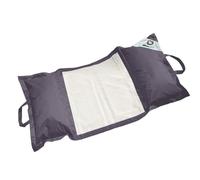 Pouf Piscine - Matelas Flottant Confortable, Soutien Ergonomique pour Haut et Bas du Corps, Résistant à l'eau & UV - 170x90 cm - Gris Carbonne - Déco Arts