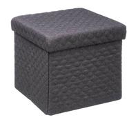 Pouf pliable 31x31cm ""Mix N' Modul"" gris anthracite - 5 five simply smart