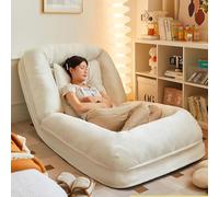 Pouf pliable avec support réglable pour un confort à plusieurs vitesses dans la maison