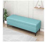 Pouf pliable en similicuir rembourré pour chambre à coucher, salon, entrée 119,4 x 40,6 x 45,7 cm, repose-pieds et solution d'assise polyvalente