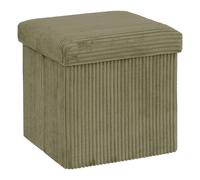 Pouf Pliant Coffre "Arum" 38cm Kaki