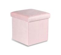 Komodee Pouf Pliant Cortona M - 30x30x30cm Velours Rose