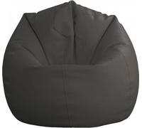 Pouf PLUS, similicuir PU, gris foncé, H:120 / Ø90