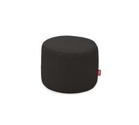 Pouf Point en Toile Recyclée, Couleur Réglisse Noire
