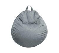 Pouf Poire déhoussable - 105x85 cm Bananair Gris foncé