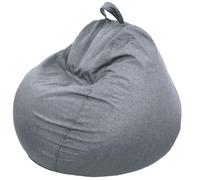 Pouf Poire déhoussable - 105x85 cm - Bananair - Gris foncé Fabriqué en France