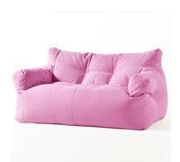 Pouf poire double moderne rose idéal pour le salon, le balcon et les espaces de loisirs, élégant et confortable (sans remplissage)
