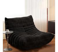 Pouf poire ergonomique en mousse à mémoire de forme confortable pour chambre à coucher, coin lecture, dortoir, salon - Design incurvé pour une relaxation ultime