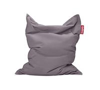 Pouf Poire Fatboy Original Stonewashed Bean Bag Chair - Pouf Chambre Ado - Pouf Poire Adulte avec Remplissage - XXL Pouf Interieur - 180 x 140cm - Gris