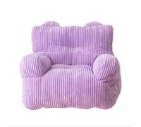 Pouf poire lavable en velours côtelé pour ranger des peluches - Pouf d'intérieur doux - Idéal pour chambre d'enfant - Sans rembourrage - Polyvalent et confortable