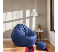 Pouf poire moderne en velours pour adultes, lavable et amovible, idéal pour le rangement des animaux en peluche, salon, confortable, H 120 x 140 cm, élégant et fonctionnel