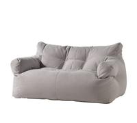 Pouf poire moderne gris clair pour salon paresseux et balcon, mobilier de loisirs simple (non rempli) confortable pour la détente