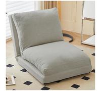 Pouf poire pliable en mousse extra épaisse en velours côtelé avec housse amovible lavable en machine pour enfants et adultes