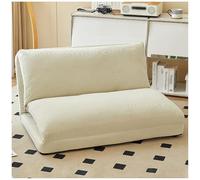 Pouf poire pliable en velours côtelé avec rembourrage en mousse extra épaisse, housse amovible et lavable en machine