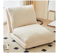 Pouf poire pliable en velours côtelé avec rembourrage en mousse extra épaisse, housse amovible et lavable en machine