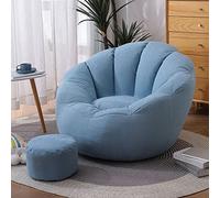 Pouf poire - Pouf poire pour adultes et adolescents - Pouf simple de taille personnelle pour jouer, lire et se détendre - Solution d'assise polyvalente et confortable