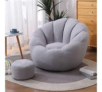 Pouf poire - Pouf poire pour adultes et adolescents - Pouf simple de taille personnelle pour jouer, lire et se détendre - Solution d'assise polyvalente et confortable