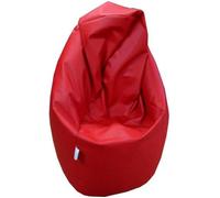 Pouf poire pour s'asseoir ou jouer, ultra leger Medium Point rouge
