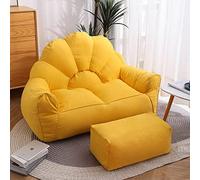 Pouf poire tournesol - Canapé double pour 2 personnes, meubles de couleur vive et confortable pour décorer votre chambre