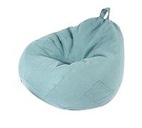 Pouf poire vert pour adultes et adolescents - Pouf de rangement pliable et portable Nizer élégant pour intérieur/extérieur 100 x 110 cm