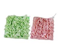 Pouf Porte-Savon Éponge Loofah pour Peau Lisse Mousse Douce Nettoyant Loofah