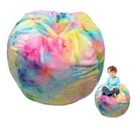 Pouf pour animaux en peluche 45,7 cm/68,6 cm de large poignée | Panier de rangement pour animaux en peluche, panier de rangement pour poupées, vêtements, oreillers, enfants, adultes, C2 A
