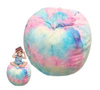 Pouf pour animaux en peluche - Sac pour animaux en peluche, chaise pour animaux en peluche | Pouf de rangement pour jouets en velours avec animaux avec grande capacité de stockage, poufs pour lit bébé