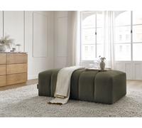 Pouf pour canapé modulable ANNECY tissu bouclette vert BOBOCHIC Vert