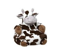 Pouf Lise Brun 45X45X45 cm