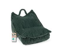 Pouf pour enfants avec poignée - Pouf moelleux KIDS SWEET "Garfield" en tissu Tilias, chambre d'enfant Montessori 58x70x55 cm - Vert