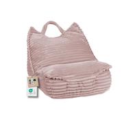 Pouf pour enfants avec poignée - Pouf moelleux KIDS SWEET "Garfield" en tissu Tilias, chambre d'enfant Montessori 58x70x55 cm - Rose