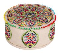 Pouf Puff Tabouret Oreillers de Sol Sitzpuff Coussin Siège Avec Remplissage