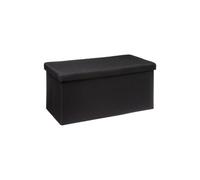 5five Pouf double pliable en polyester – Noir