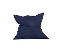 CONCEPT USINE | Pouf d'Extérieur XXL Rectangulaire Moku Bleu 180 x 140 cm | Confort Moelleux avec Mousse Recyclée | Tissu Résistant à l’Eau | Idéal Jardin, Terrasse, Piscine, Détente à Deux