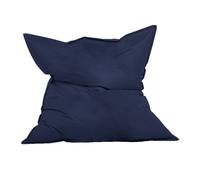 Pouf Rectangulaire D'extérieur Xxl 180x140cm Bleu Marine Moku Bleu