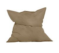 Pouf rectangulaire d'extérieur XXL 180x140cm taupe MOKU