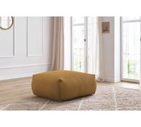 Pouf rectangulaire VOLTAIRE jaune BOBOCHIC Jaune